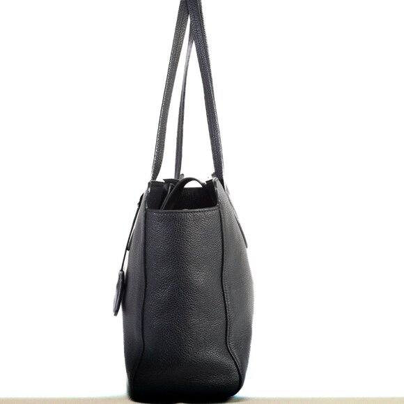 Authentic Prada Black Vitello Phenix Shoulder Tote Bag - Picture 2 of 8